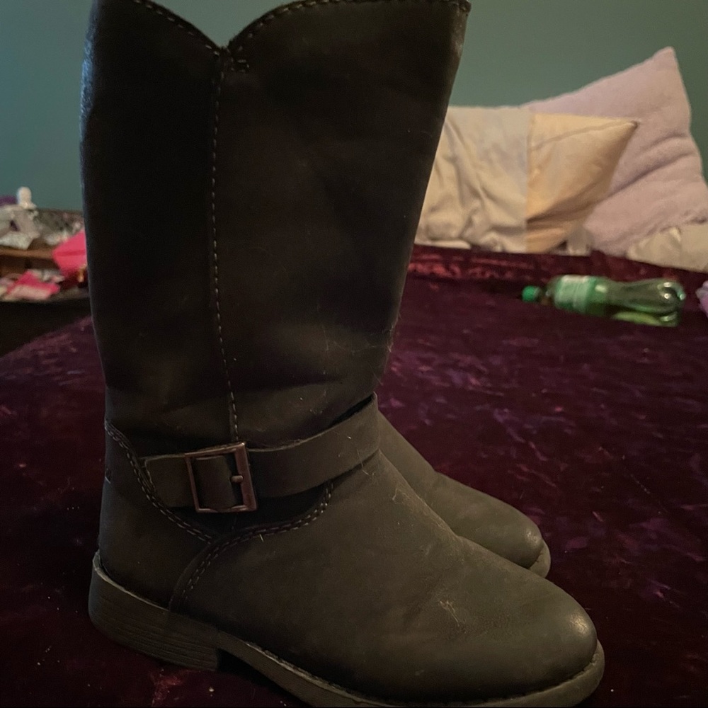 OSH KOSH - girls 9 black boots